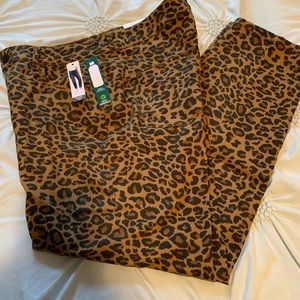 Women’s leopard print pants